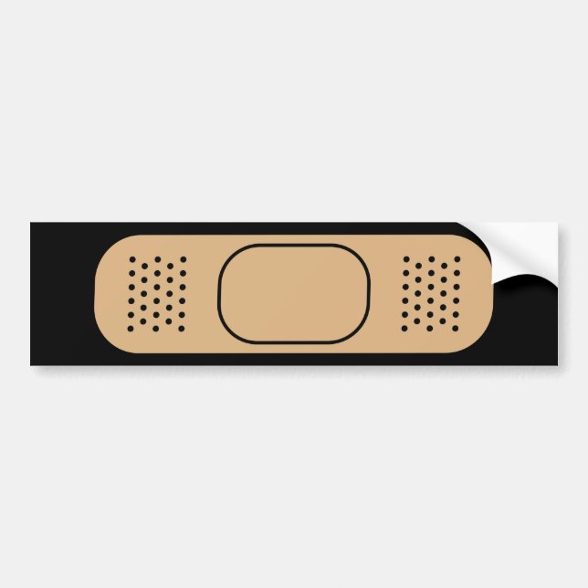 Bandage Bumper Sticker (Front)