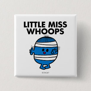 Bandaged Little Miss Whoops 15 Cm Square Badge
