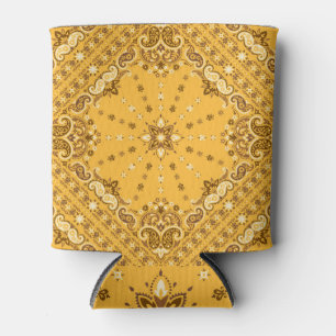 Bandana Boho: Paisley Print Revival Can Cooler