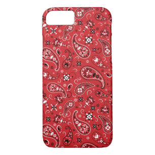 Bandana Red Paisley  iPhone 8/7 Case