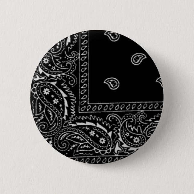 Bandanna 6 Cm Round Badge (Front)