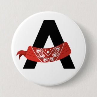 Bandanna Army Keychain 7.5 Cm Round Badge