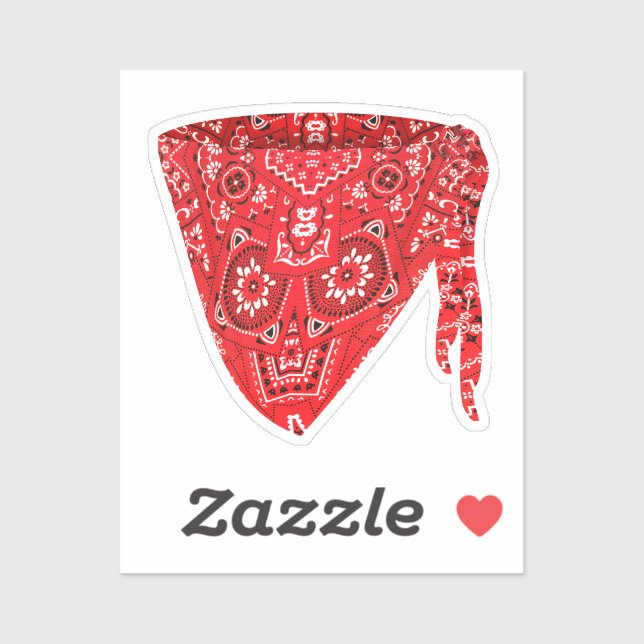 Bandanna Bandit Scarf (Sheet)