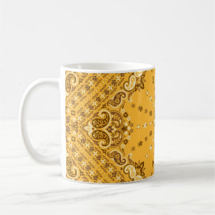Bandanna Boho: Paisley Print Revival Coffee Mug