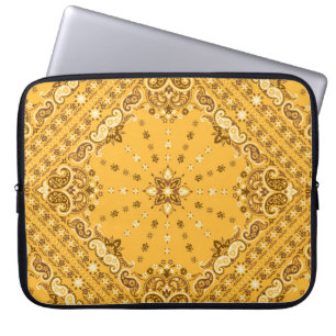 Bandanna Boho: Paisley Print Revival Laptop Sleeve