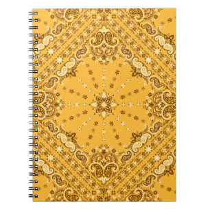 Bandanna Boho: Paisley Print Revival Notebook