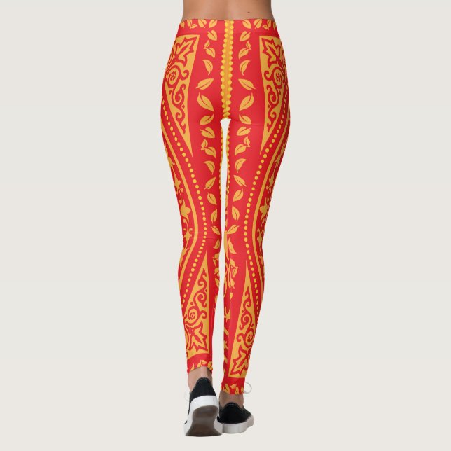 Bandanna Design-2 Leggings (Back)