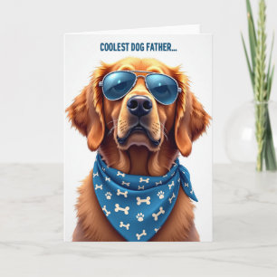 Bandanna Dog Fathers Day Card