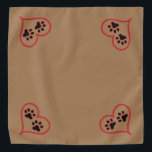 Bandanna for your Pet<br><div class="desc">Give your pet some love,  a heart on their bandanna</div>