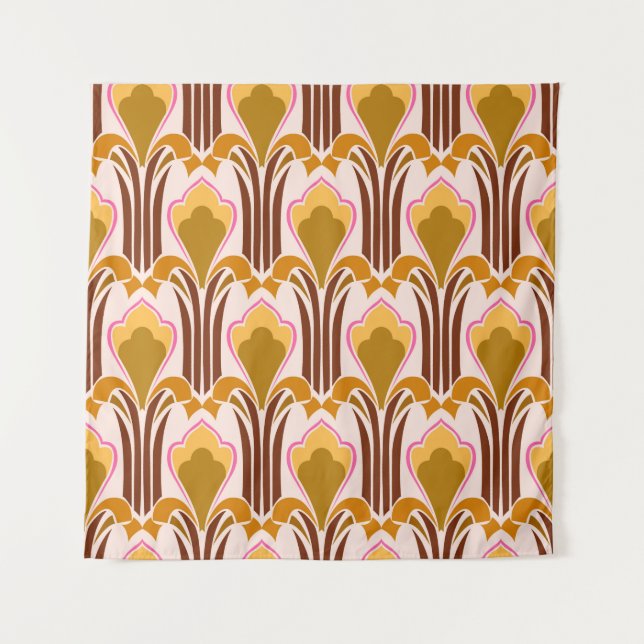 Bandanna illustration. seamless pattern with paisl tapestry (Front)