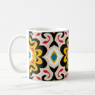 Bandanna Paisley: Vintage Silk Scarf Print Coffee Mug
