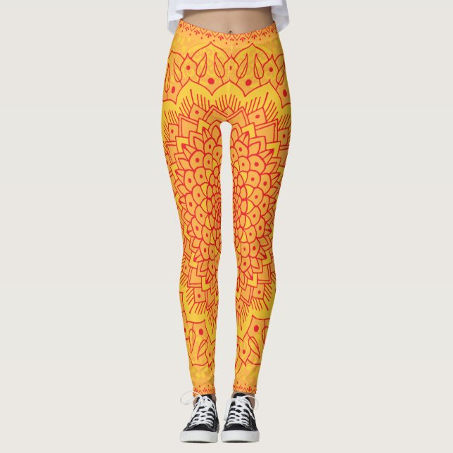 Bandanna Pattern-3 Leggings (Front)