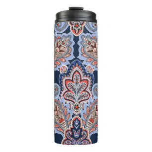 Bandanna pattern with paisley elements. Vintage ha Thermal Tumbler