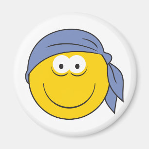 Bandanna Pirate Face Magnet