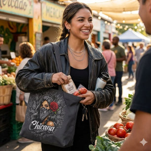 Bandanna Print Chicana Tote Bag