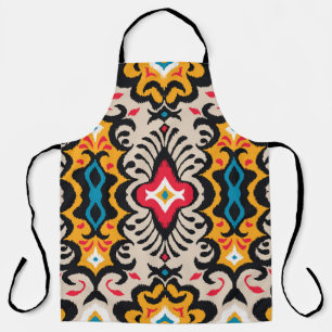 Bandanna Print: Vintage Paisley Silk. Apron