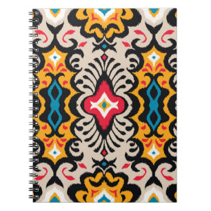 Bandanna Print: Vintage Paisley Silk. Notebook