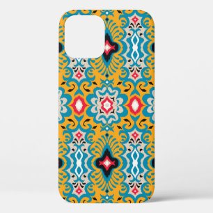 Bandanna Print. Vintage seamless pattern with pais iPhone 12 Case