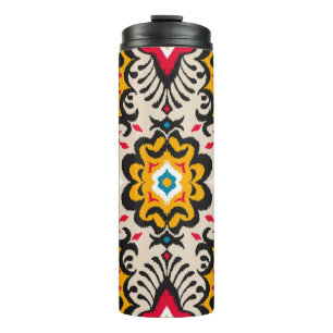 Bandanna Print. Vintage seamless pattern with pais Thermal Tumbler