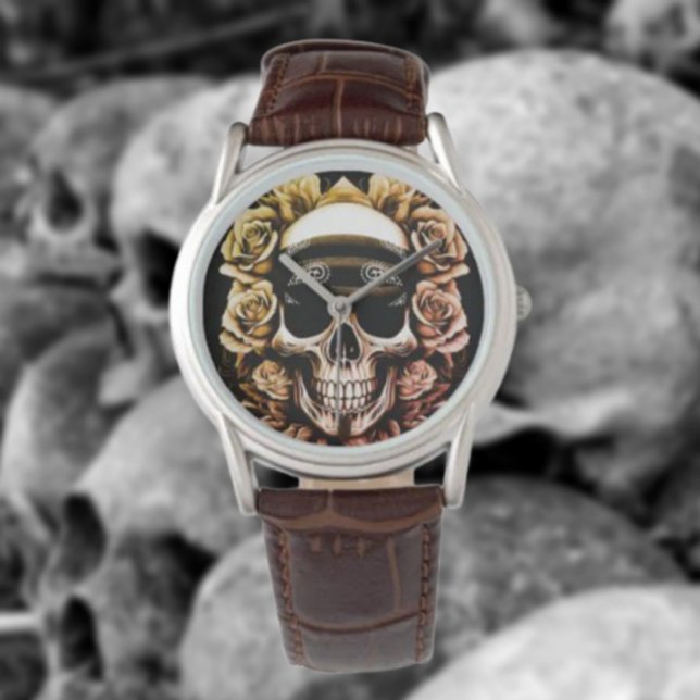 Bandanna Skull & Roses Watch (Creator Uploaded)