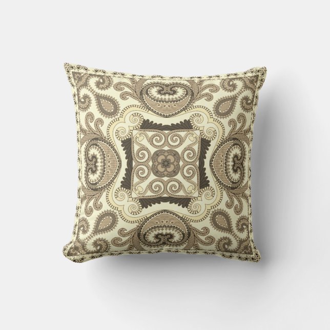Bandanna Throw Pillow (Front)