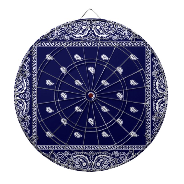 Bandanna True Blue Dartboard (Front)