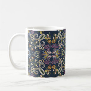 Bandanna with colourful paisley seamless pattern coffee mug