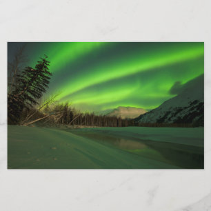Banded Aurora Stationery