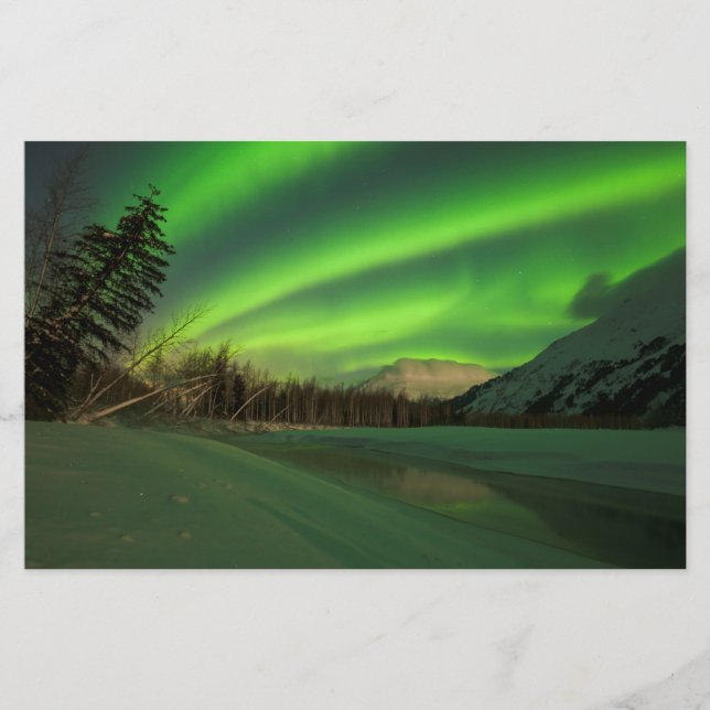 Banded Aurora Stationery (Front)