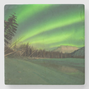 Banded Aurora Stone Coaster