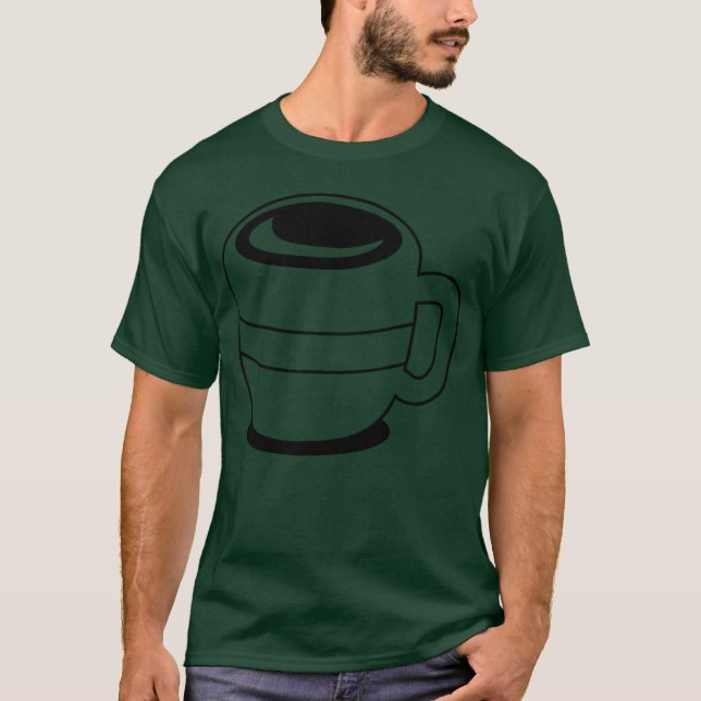 banded cup with shadow gift T-Shirt (Front)