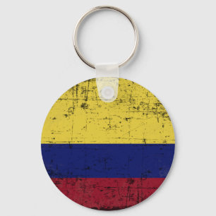 Bandeira da Colombia Key Ring