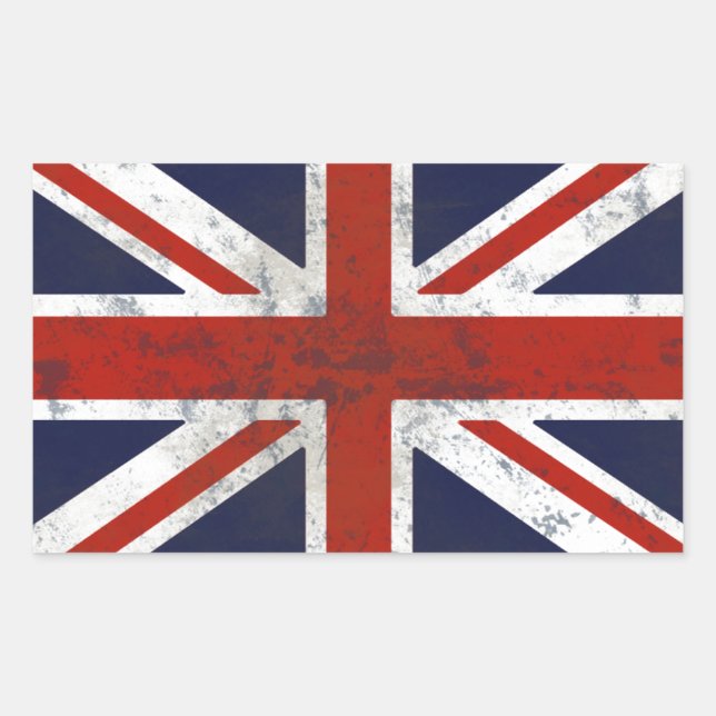 BANDEIRA DA INGLATERRA RECTANGULAR STICKER (Front)
