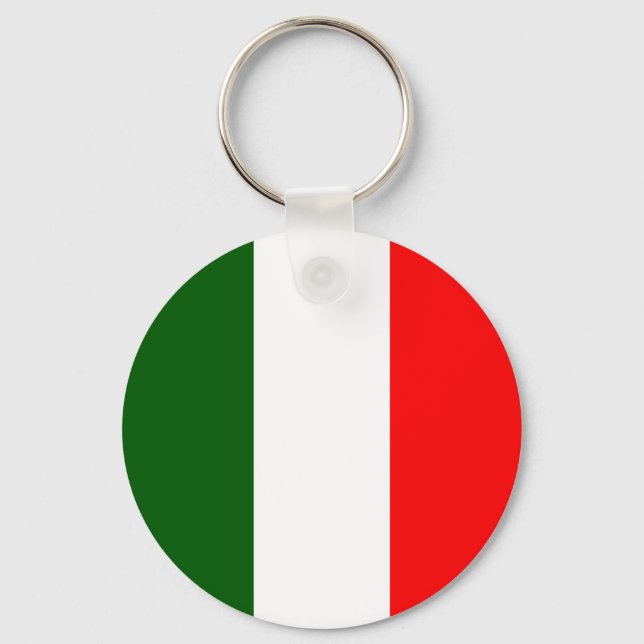 Bandeira da Itália Key Ring (Front)