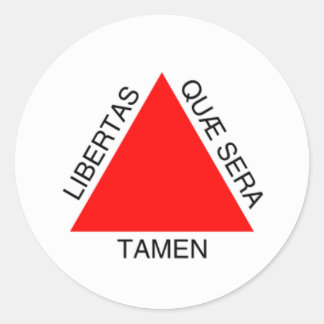 Bandeira de Minas Gerais, Brasil Classic Round Sticker