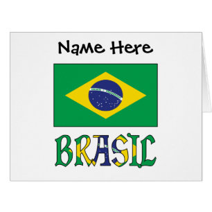 Bandeira do Brasil e Brasil Come o Nome