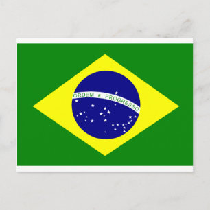 Bandeira do Brasil Postcard