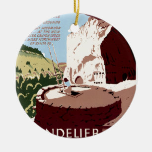 Bandelier National Monument Ceramic Tree Decoration