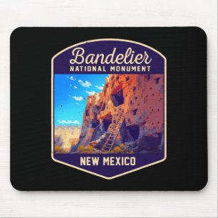 Bandelier national monument new mexico hiking mouse pad