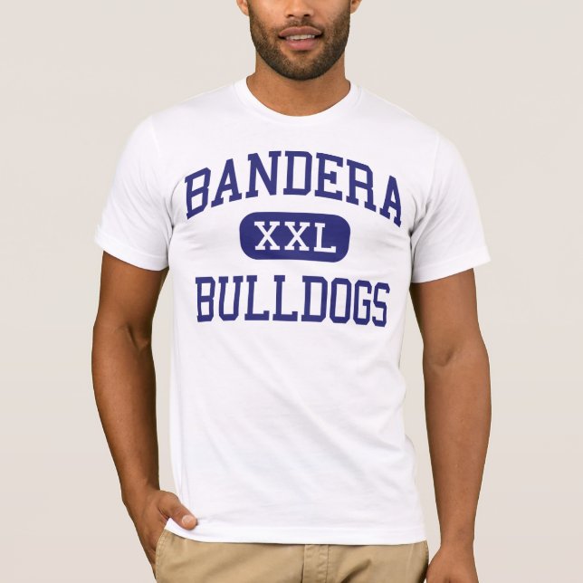 Bandera Bulldogs Middle School Bandera Texas T-Shirt (Front)