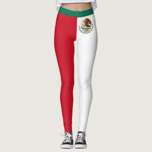 Bandera de México - Flag of Mexico - Mexican Flag Leggings