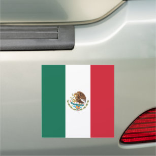 Bandera de Mexico National flag Mexicanos Car Magnet