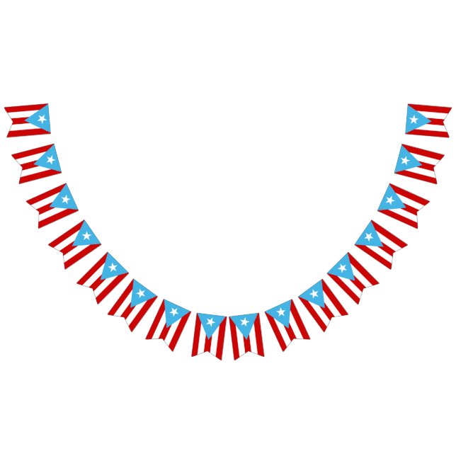 Bandera de Puerto Rico Azul Celeste Bunting (All)