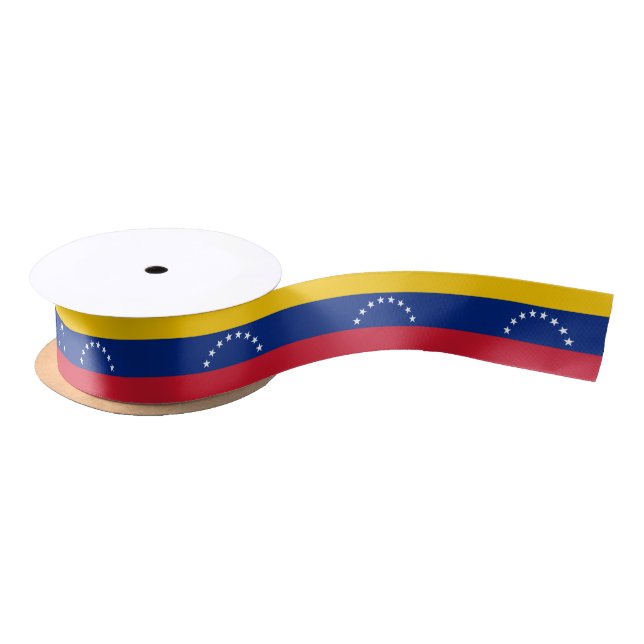 Bandera de Venezuela - Flag of Venezuela  Satin Ribbon (Spool)