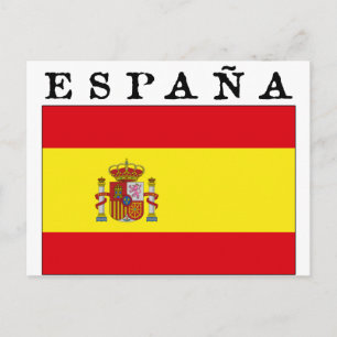 Bandera Española Postcard