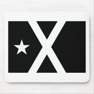 Bandera Negra - Estelada Catalunya Flag Mouse Pad