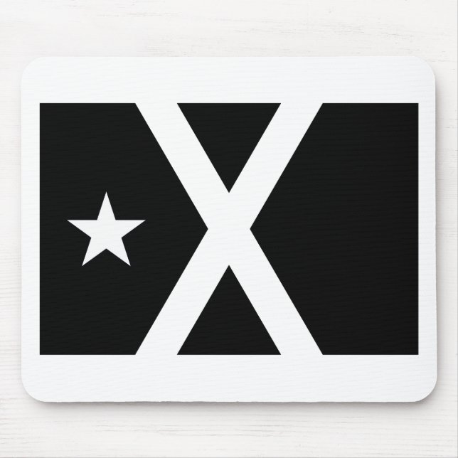 Bandera Negra - Estelada Catalunya Flag Mouse Pad (Front)