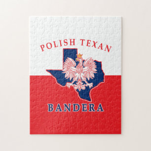 Bandera Polish Texan Jigsaw Puzzle