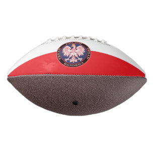 Bandera Round Polish Texan Football