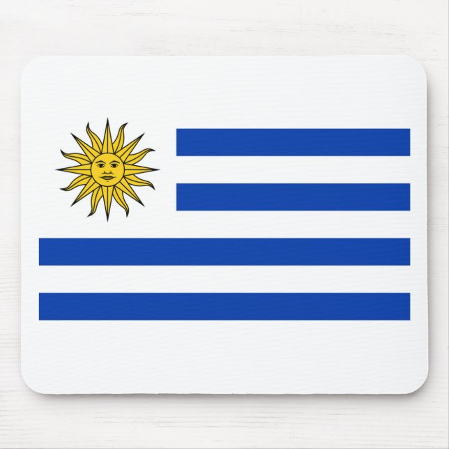 Bandera Uruguay Mouse Pad (Front)